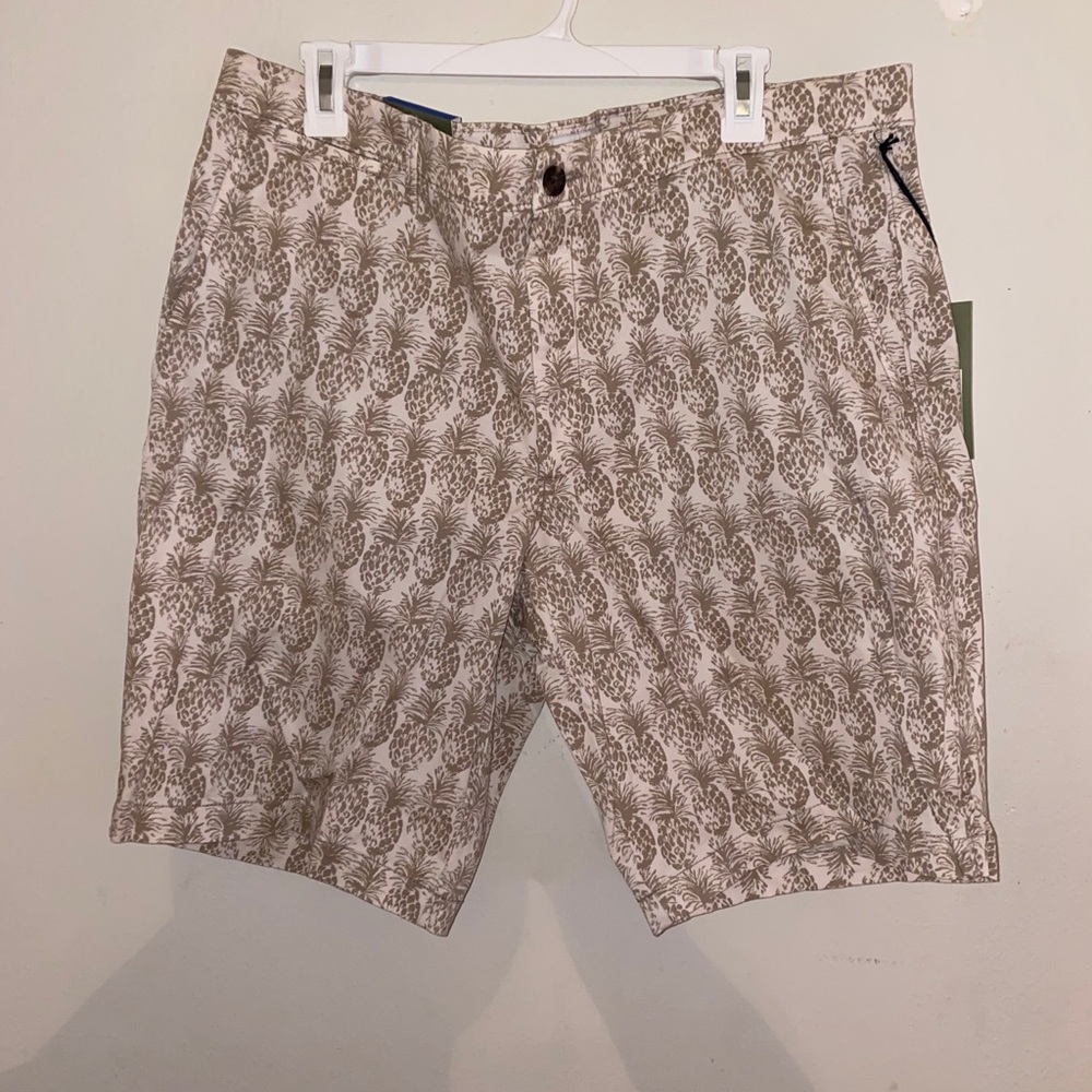 Men Flat Front Shorts